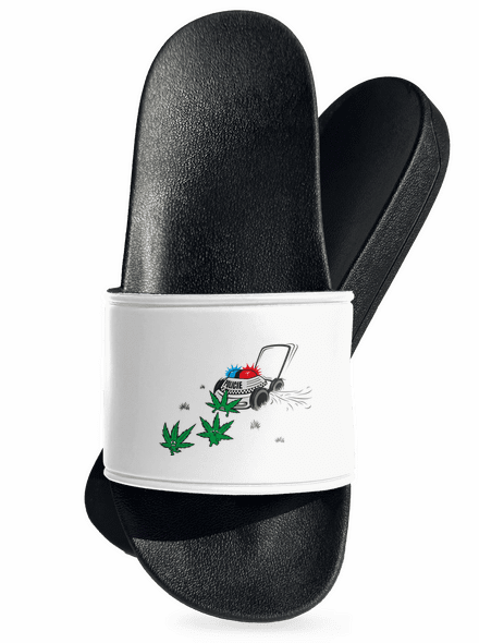 Ganja kríza šľapky White