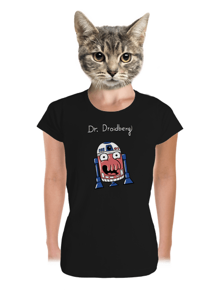 Dr. Droidberg dámske tričko prémium Black