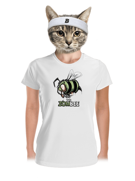 ZomBee dámske športové tričko White