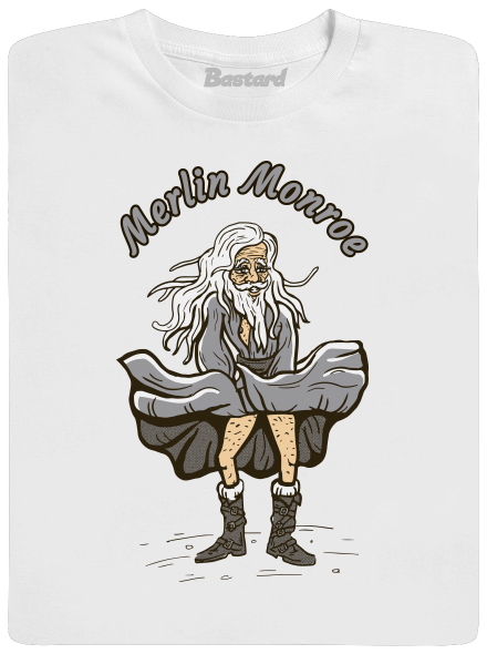 Merlin Monroe detské tričko White