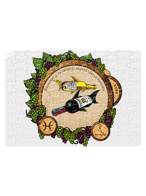 Vínny horoskop: Ryba puzzle White