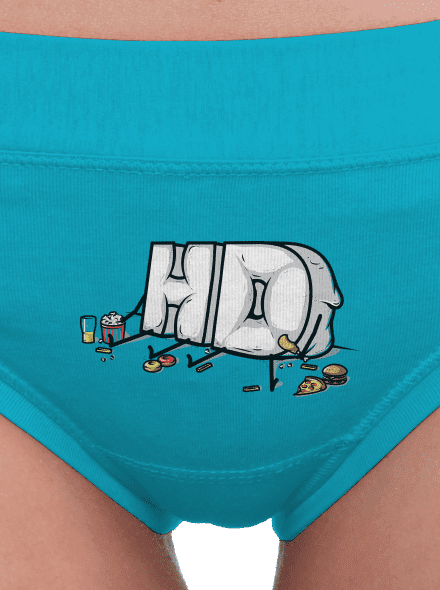 Full HD dámske nohavičky Turquoise