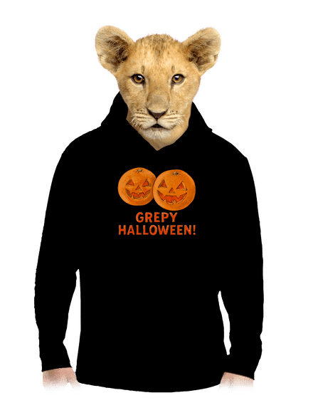 Grepy Halloween detská mikina klokanka Black