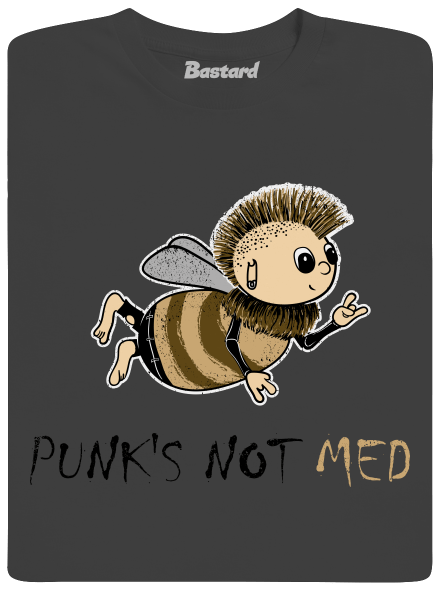 Punks Not Med pánske dlhý rukáv Dark Grey