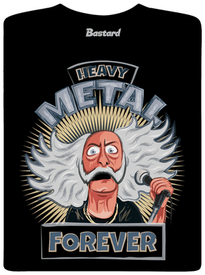 Heavy metal forever pánske tričko Black