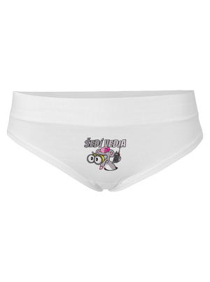 Šedí vedia - myš dámske nohavičky White