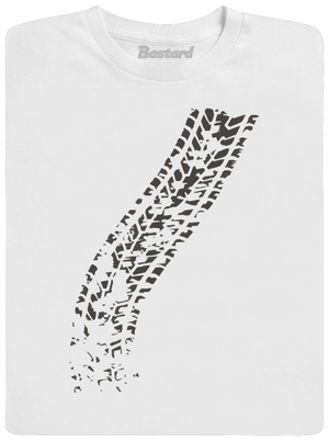 Prejdený detské tričko White