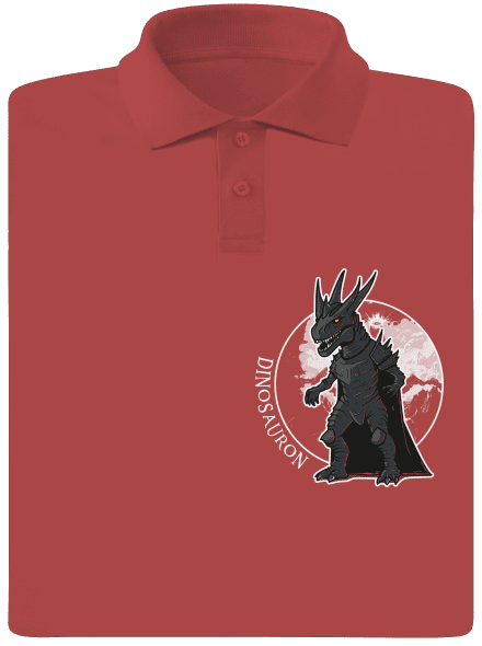 Dinosauron pánska polokošeľa Burgundy