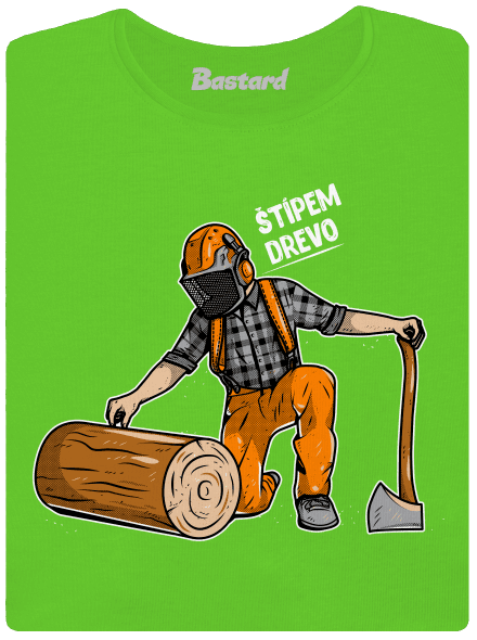 Drevorubač dámske tričko Apple Green