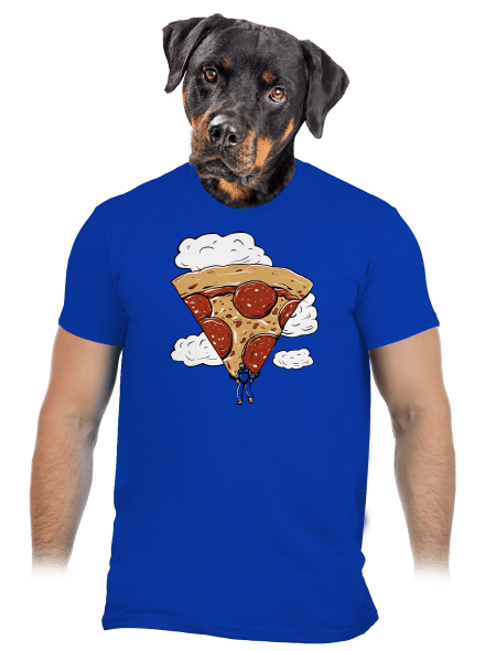 Pizzašutista pánske tričko Royal Blue