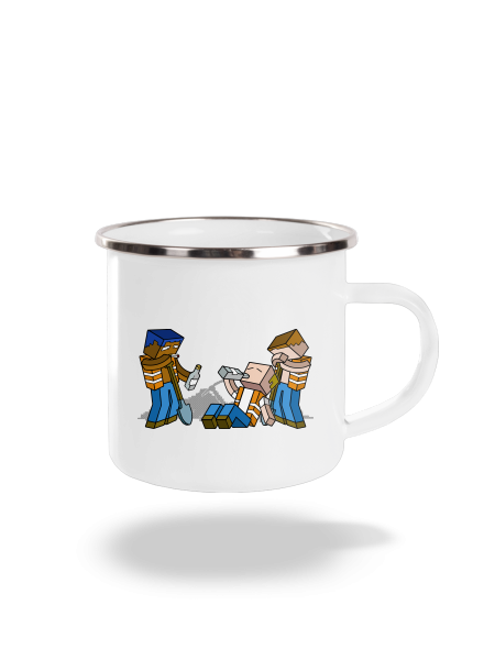 Real Minecraft plecháčik White