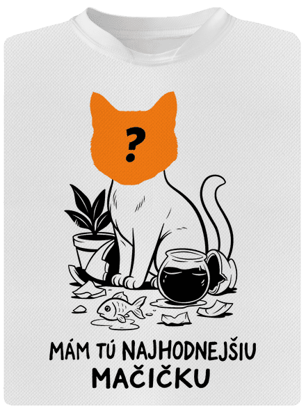 Mám najhodnejšiu mačičku pánske športové tričko White