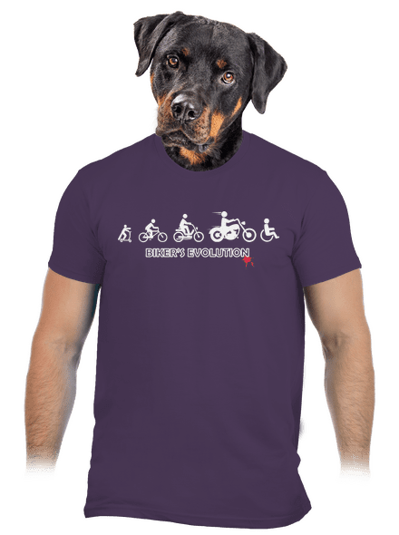 Biker’s Evolution pánske tričko Urban Purple