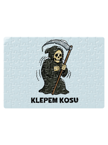 Klepem kosu puzzle White