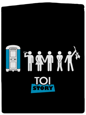 Toi Story dámska mikina na zips Black