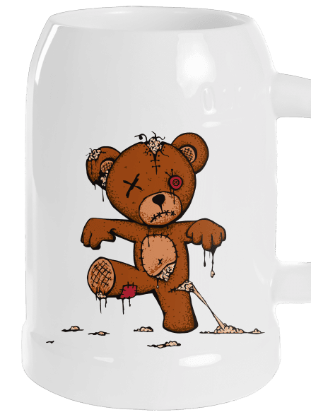 Zombie teddy polliter White