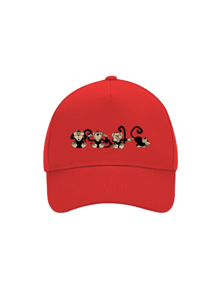 Opica šiltovka baseballka Classic Red