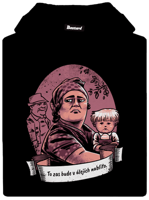 B14: Slavnosti sněženek dámska mikina klokanka Black