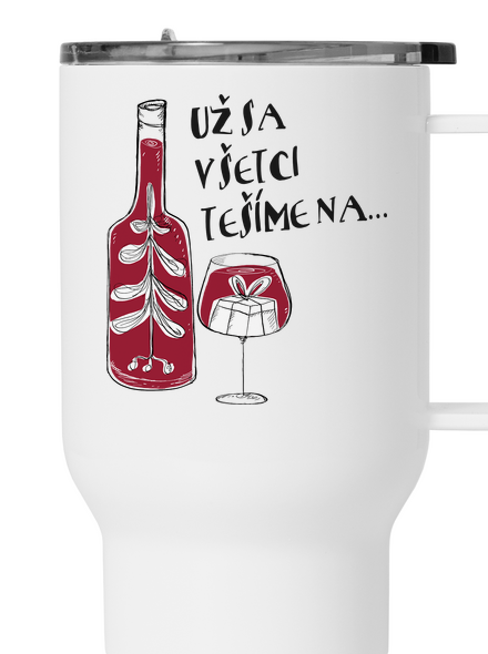 Vianoce vo víne termohrnček White
