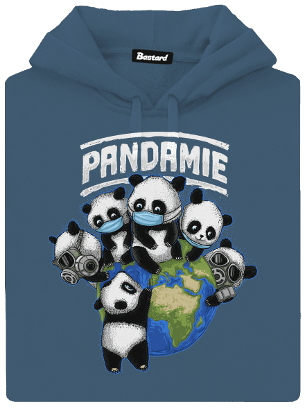 Pandamie dámska mikina klokanka Denim