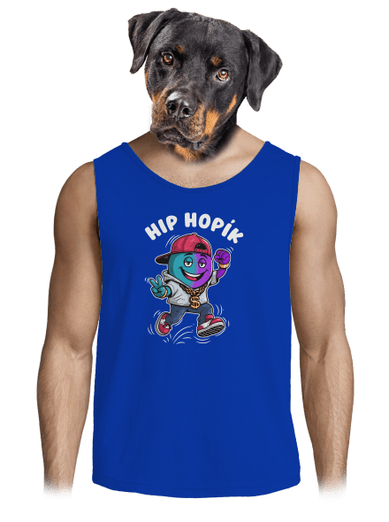 Hip Hopík pánske tielko Royal Blue