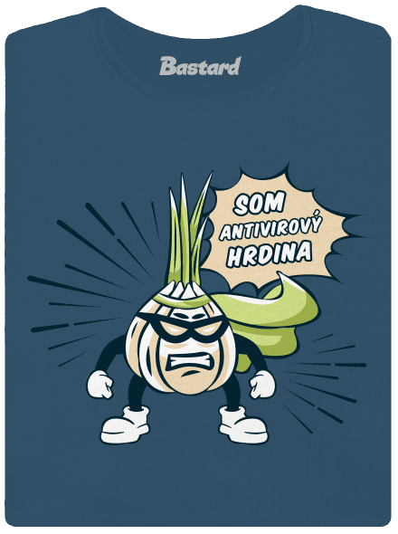 Antivirový hrdina dámske tričko prémium Petrol Blue