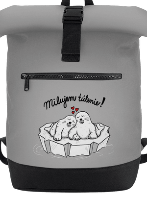 Milujem túlenie batoh Grey Marl