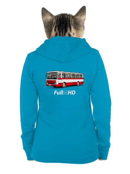 Full MHD dámska mikina na zips Blue Atol