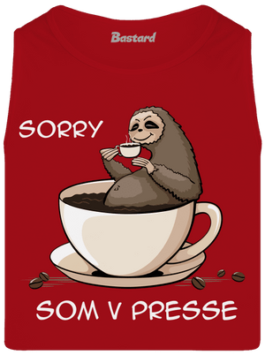 V presse pánske tielko Red