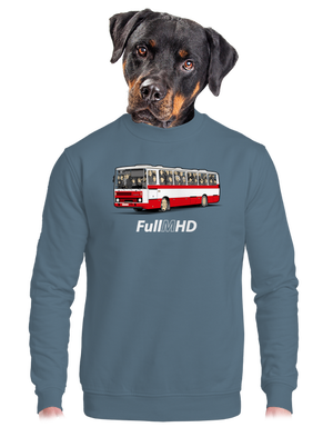 Full MHD unisex mikina bez kapucne Nordic Blue