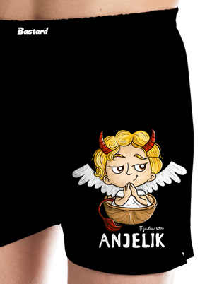 Anjelik pánske trenky Black