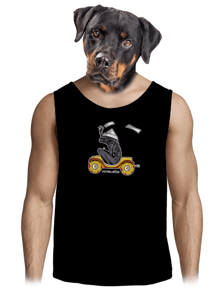 Votrelníček pánske tielko Black