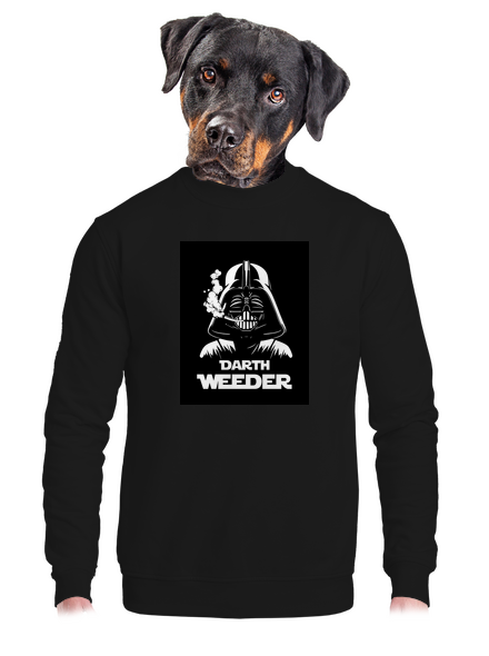 Darth Weeder unisex mikina bez kapucne Black