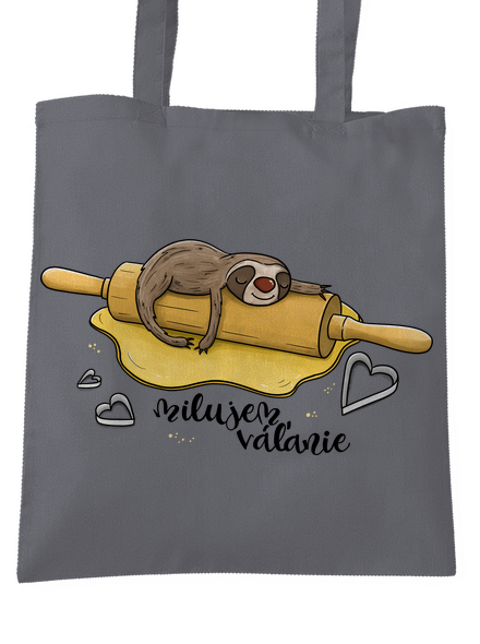 Milujem váľanie taška Graphite grey