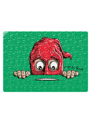Katův šleh puzzle White