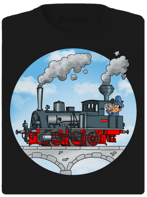 Dym z komína dámske športové tričko Black