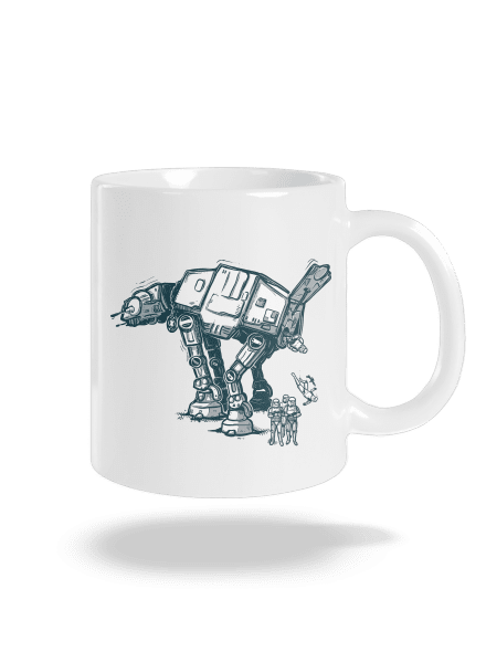 AT-AT klasický hrnček White