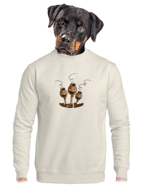 unisex mikina bez kapucne