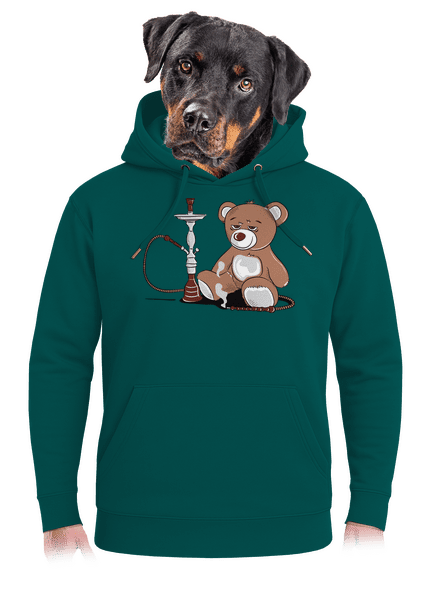Šíša unisex mikina premium Emerald Green