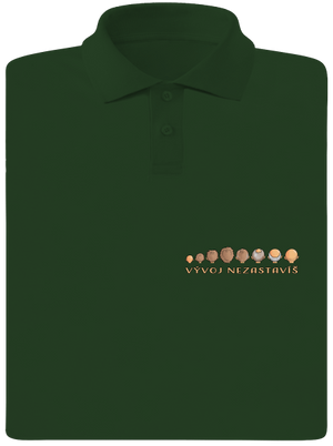 Vývoj nezastavíš pánska polokošeľa Bottle Green Mal