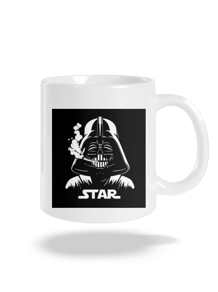 Darth Star klasický hrnček White