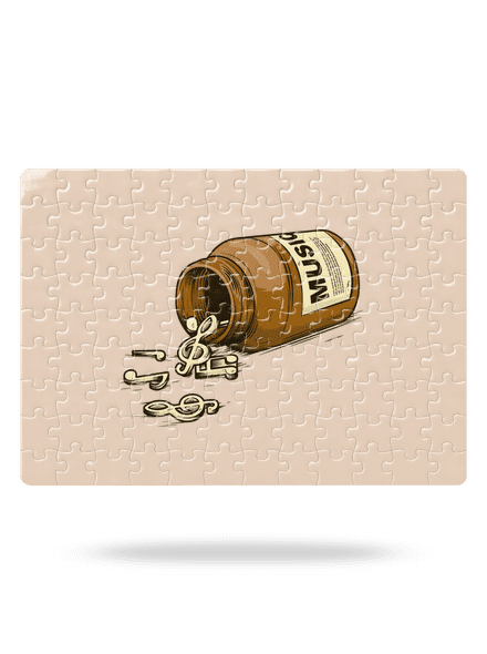 Music Pills puzzle White