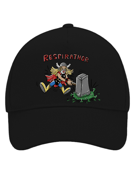 Respirathor šiltovka baseballka Black