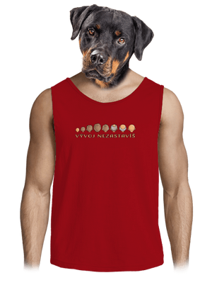 Vývoj nezastavíš pánske tielko Red