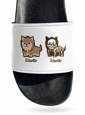 Teriér šľapky White