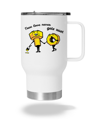 Pravá láska termohrnček White