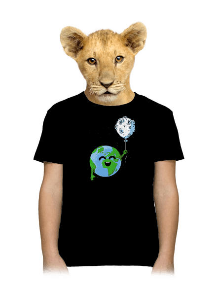 Balónik detské tričko Black