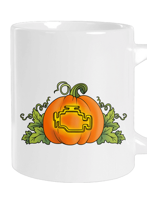 Strašidelný Halloween veľký hrnček White