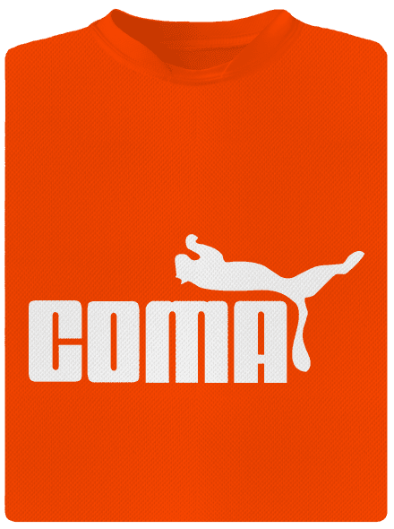 Coma pánske športové tričko Neon Orange