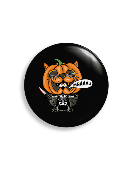 Halloweenská kočička placka 